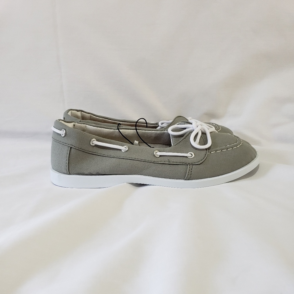 Women's Sociology Grey Boat Shoes Size 7